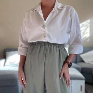 Koret White Button Up Blouse